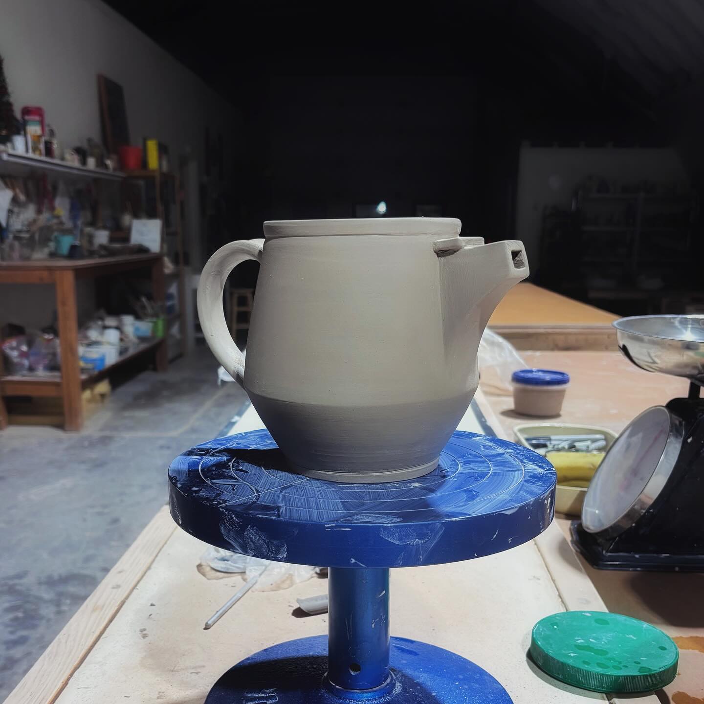working through it
#pottery #ceramics #greenware #teapot #wheelthrown #handmadepottery #potteryprocess #ceramicstudio #claylife #functionalceramics #pottersofinstagram #potterylover #handthrown