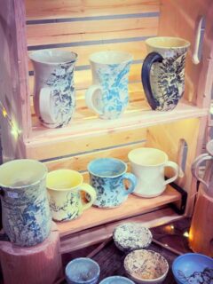 All set up! Nightmare Before Xmas Market TODAY! 🎃🎄

got some new stuff :)

Come find my pottery at Westgate Community Centre, 11am-5pm. Perfect time to grab some handmade gifts before the holidays!

See you there ✨

#yycmarkets #yycpottery #yycraft #calgarypottery #handmadecalgary #yychandmade #nightmarebeforechristmas #yycartist #ceramics #yycshopping #yycshoplocal #shoplocal #christmasmarket #yycevents #potterylove #handmadepottery #yycsmallbusiness #calgarymade #yycart #ceramicart