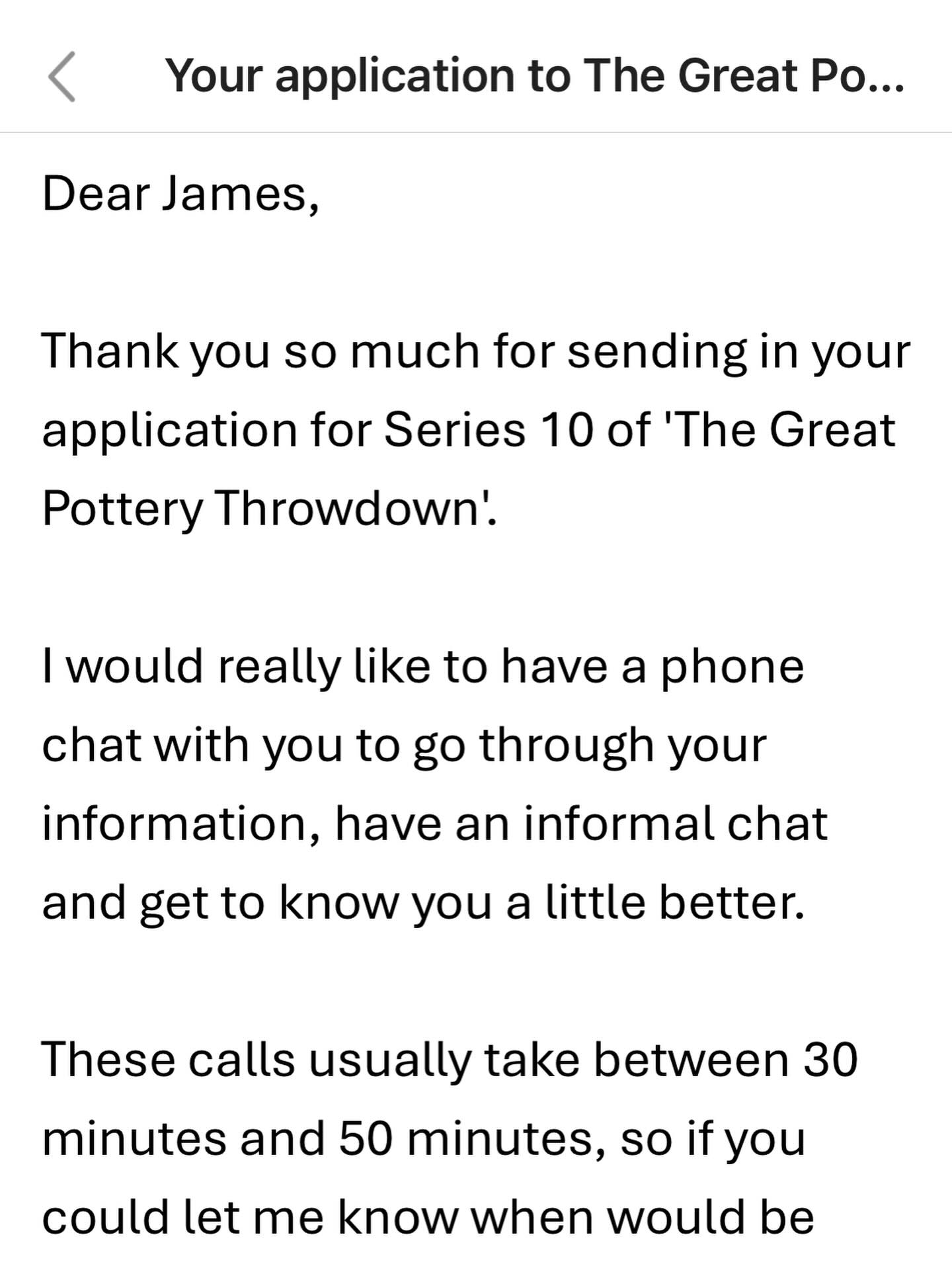there was no way to get around the location. but it was cool they contacted me to talk. not happening.