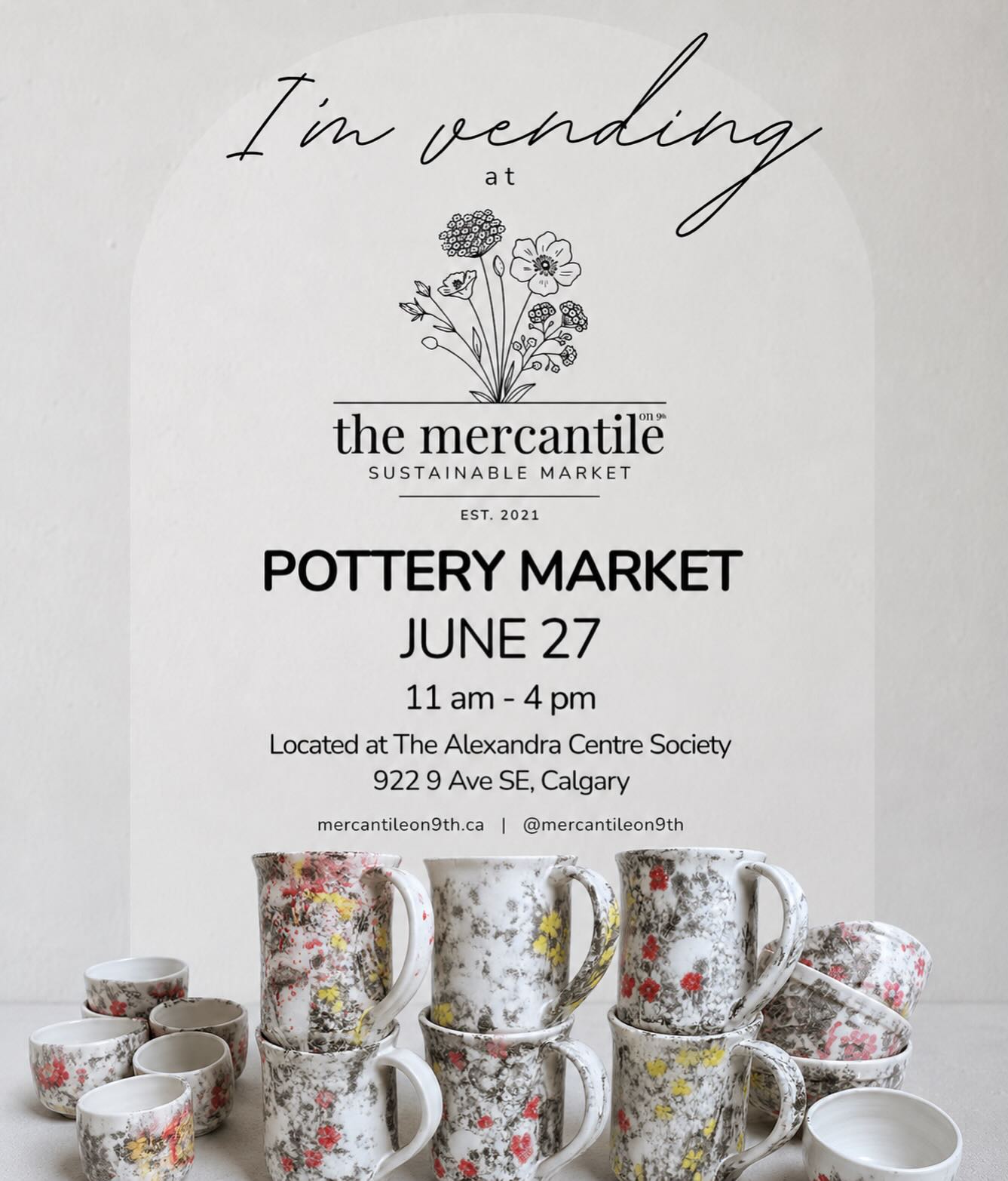 #yycpottery #calgaryceramics #potterymarket #handmadeceramics #yycartisans